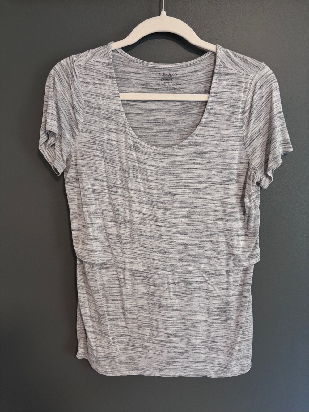 Nursing Light Gray Heather Women’s Scoop Neck Top
